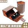 Amazon Supplying glasses case Sunglasses Sunglasses storage box Multi-grid Portable Retro glasses Exhibition storage box