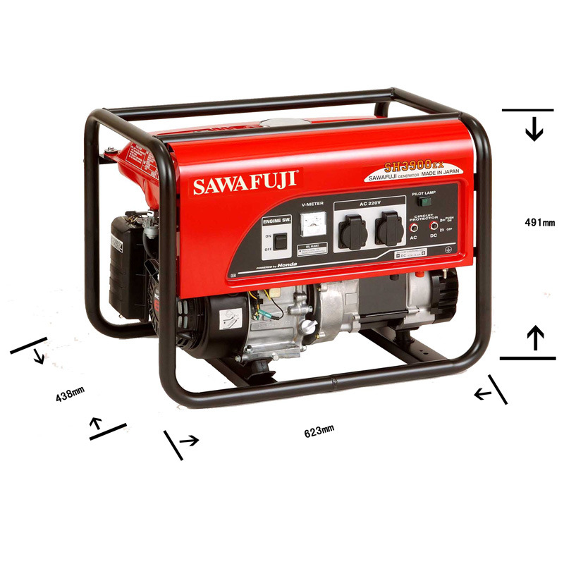 原装进口本田系列泽藤本田汽油3KW豪华型车载发电机SH3900EX