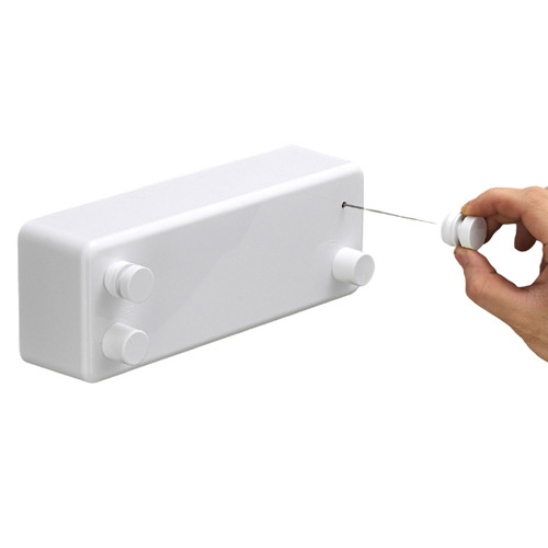 No punching retractable invisible clothesline Indoor and outdoor balcony clothes drying rack clothes drying artifact clothes drying rod