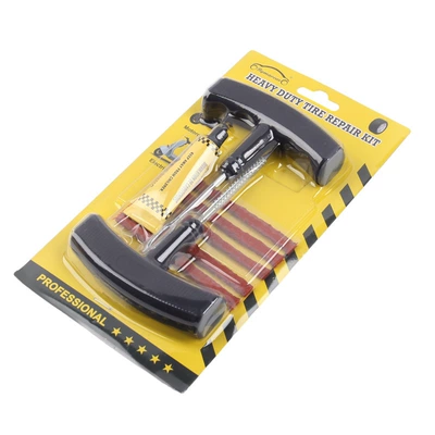 Car Tire Repair Tool Kempinq və səyahət - black-and-gray-8-piece-card-set
