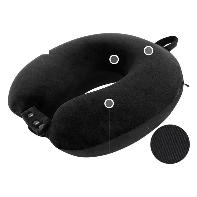 Трансграничная U-образная подушка, дорожная подушка для шеи, подушка из пены с эффектом памяти, подушка для самолета, используемая для поддержки головы, мягкая регулируемая подушка