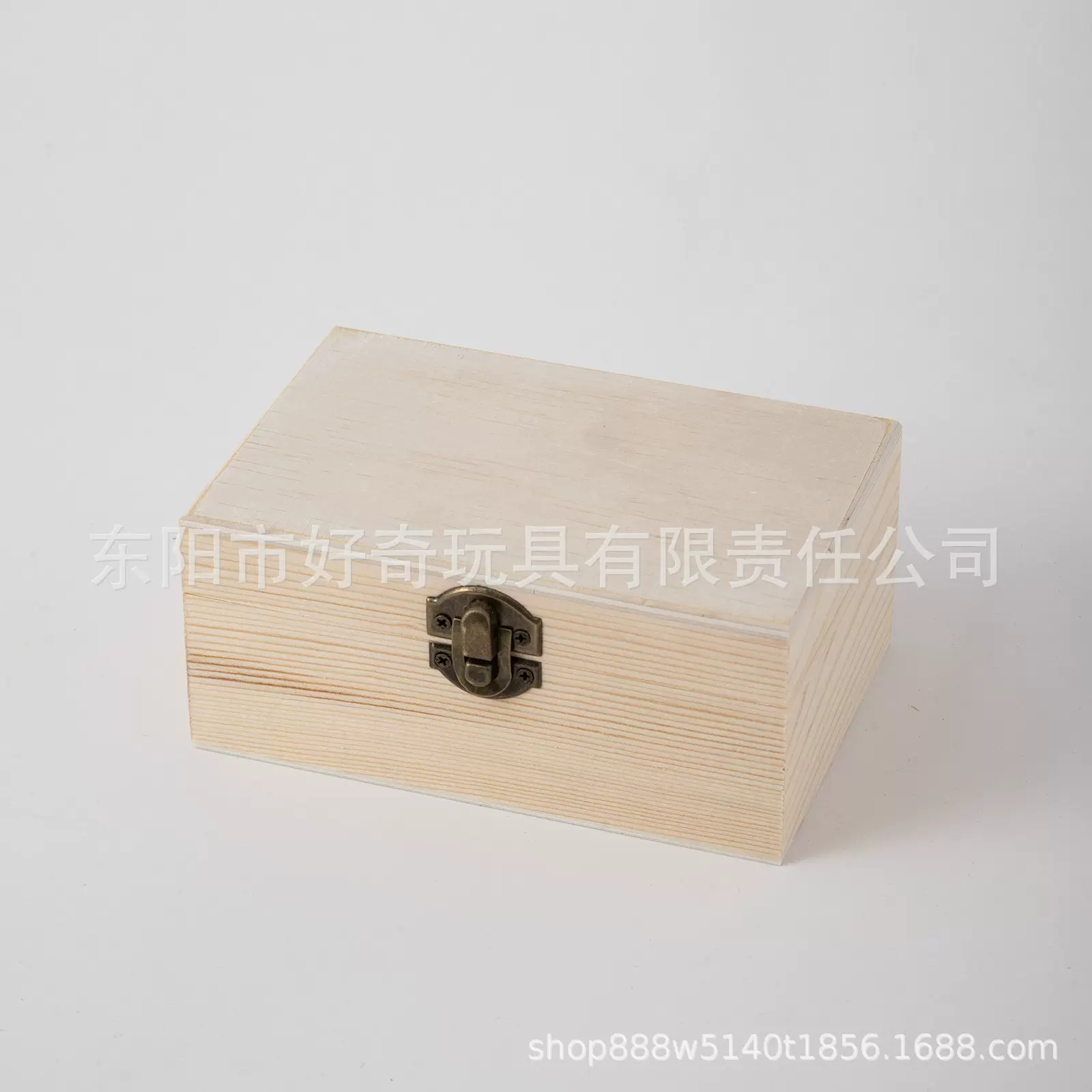 工厂现货松木首饰盒木盒实木质包装盒手工彩绘长方小木盒实工艺品