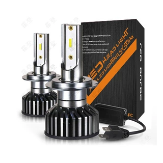 LED大灯高亮汽车LED大灯灯泡ledH4远近一体H7H1190059012车灯改装