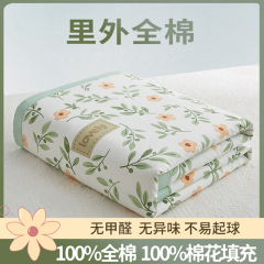 A類新疆純綿夏凉被純綿夏被100綿空調被夏薄布団被芯可機