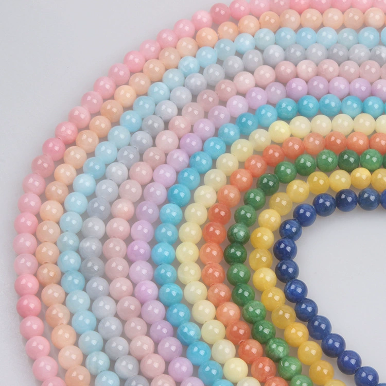 Round beads jade по стилю 周连发, Amazon, 12 цветов, сделай сам