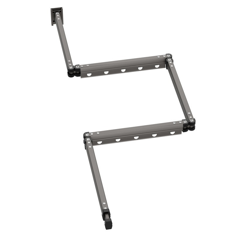 Tendedero plegable para balcón, percha con ventosa sin perforaciones, ventana para el hogar, barra de ropa fría, barra de ropa telescópica invisible, artefacto