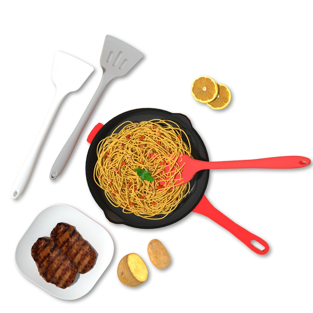 Wholesale силиконовая лопатка-ситечко для приготовления пищи, кухонный инструмент, рукав для spatula, принадлежности