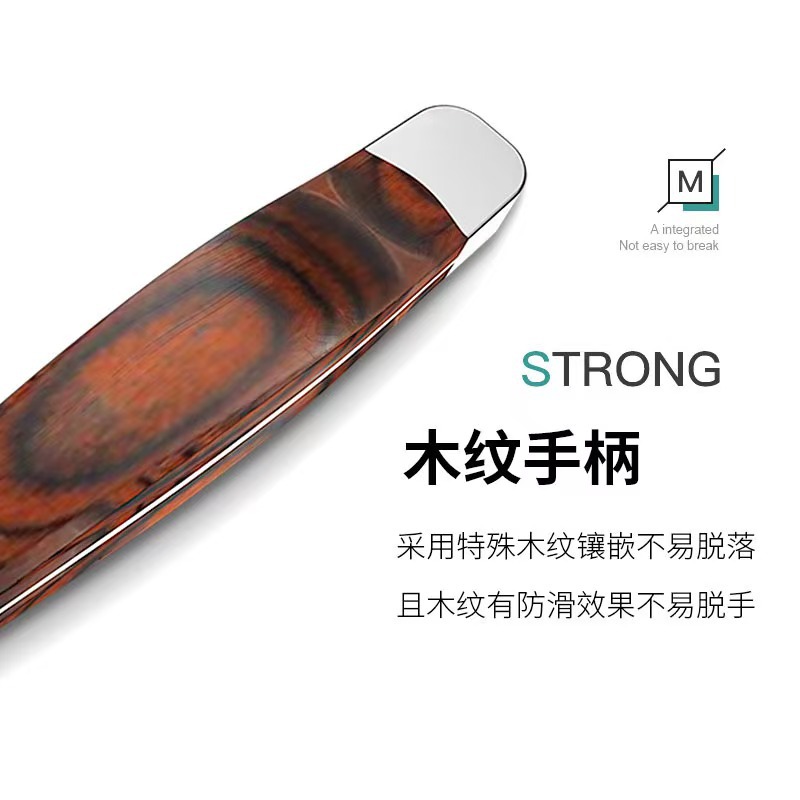 Mango de madera cortador de pies pedicura cepilladora raspado de piel muerta callos herramienta recortador de pies pie único capullo Reparación de pie afeitado pie peeling