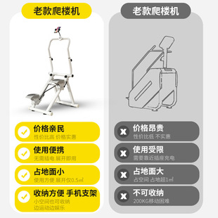 Multi-functional climbing machine fitness home sports women's mountaineering running aerobic climbing equipment in situ stepping machine equipment