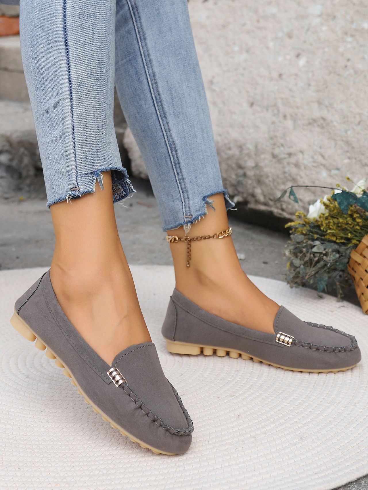 Cross-border Year-round In-stock Flat Shallow Casual Women's New Spring And Autumn Models, Large Size Lightweight Work_vogvips.com