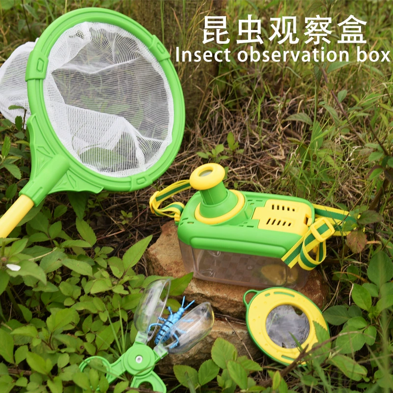 Открытый приключенческий ящик для насекомых костюм Детская сетка игрушки игровой домик для мальчиков и девочек Игрушки для исследования природы