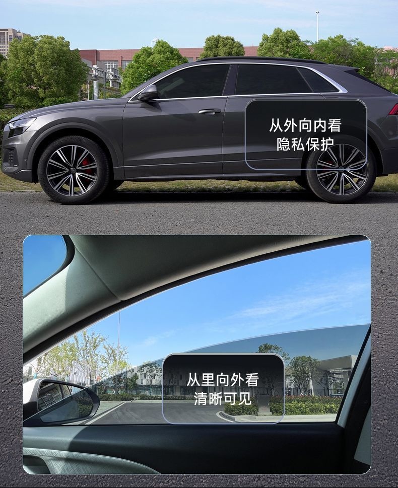 Luodun Car Film, Car Window Film, Front Windshield Insulation Film, Full Car Film, Anti-Peep Film, Sun Protection, Explosion-Proof Solar Film