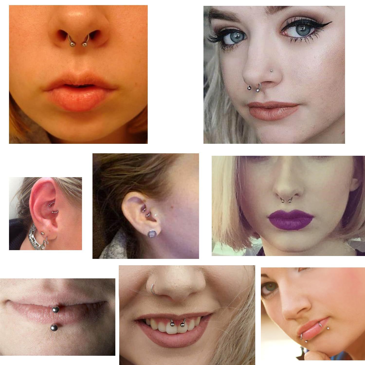 Cross-Border Wholesale Jewelry European And American Simple Horseshoe Rod U-Shaped Piercing Eyebrow Street Ear Bone Stud_voghion.com