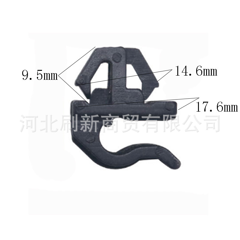适用于奇瑞QQ汽车前机盖支撑杆夹子引擎盖固定卡子卡扣