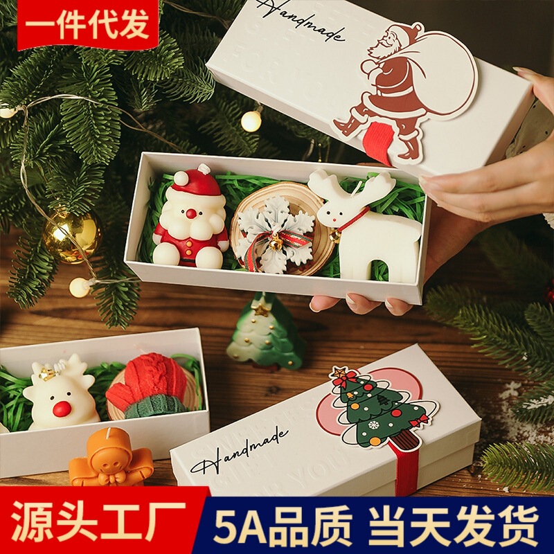 圣诞节礼物小众高级造型创意香氛手工跨境摆件圣诞香薰蜡烛伴手礼|undefined