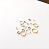 Stainless steel 0.8 line closed mouth ring flat ring single circle DIY accessories