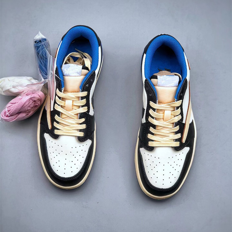 Putian Aj1 Lightning Reverse Swoosh Low-Top Sneakers North Carolina Blue Obsidian Chicago Mocha Basketball Shoes Non-Running