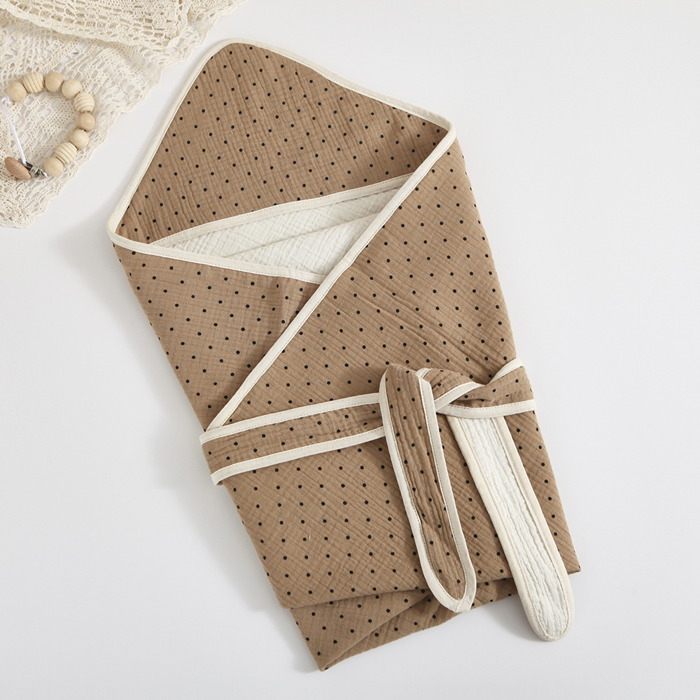Pure Cotton 4-Layer Gauze Newborn Bag Baby Swaddling Towel Baby Holding Quilt Children's Bath Towel Han Feng Zou Cloth Sleeping Bag