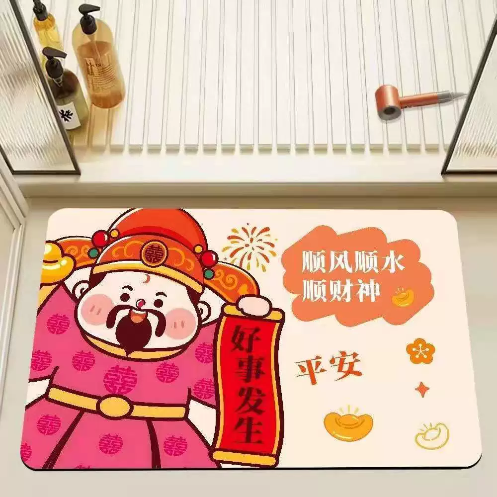 Коврики для ванной комнаты из диатомовой грязи, простые нескользящие, водопоглощающие, быстросохнущие коврики для ванной комнаты, устойчивые к пятнам дверные коврики для домашнего туалета