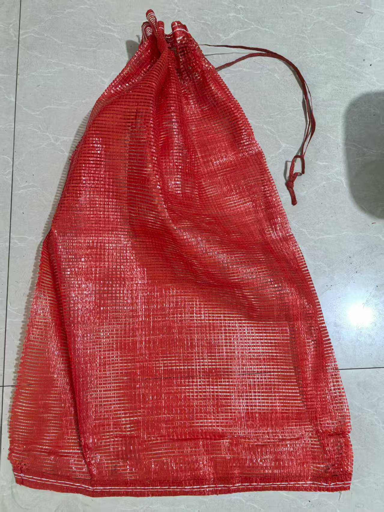 Bolsa de malla verde grande cifrado verduras frutas bolsas de malla abertura de paquete cifrado gran maíz bolsas de malla