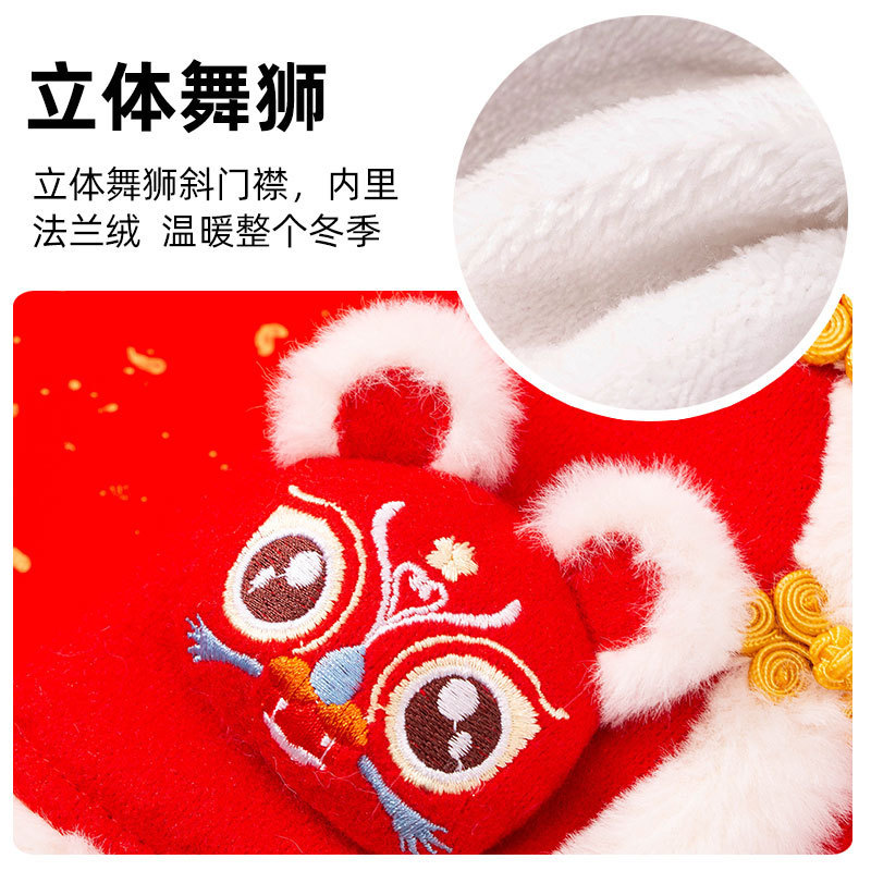 Ropa para mascotas babero más chaleco de perro de terciopelo