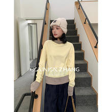 CZ ZHANG�ﶬ��������ë�����ë��Ůײɫ���д����ë�� B45171