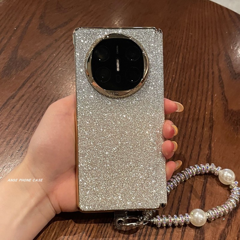 高級ハイエンド Huawei matex 40% off スタックスクリーン携帯電話ケース グラデーショングリッター x5 レンズオールインクルーシブ 新しい中央軸保護 x3 ポータブルチェーン付き matex6 コレクターズエディション超薄型落下防止保護カバー|undefined