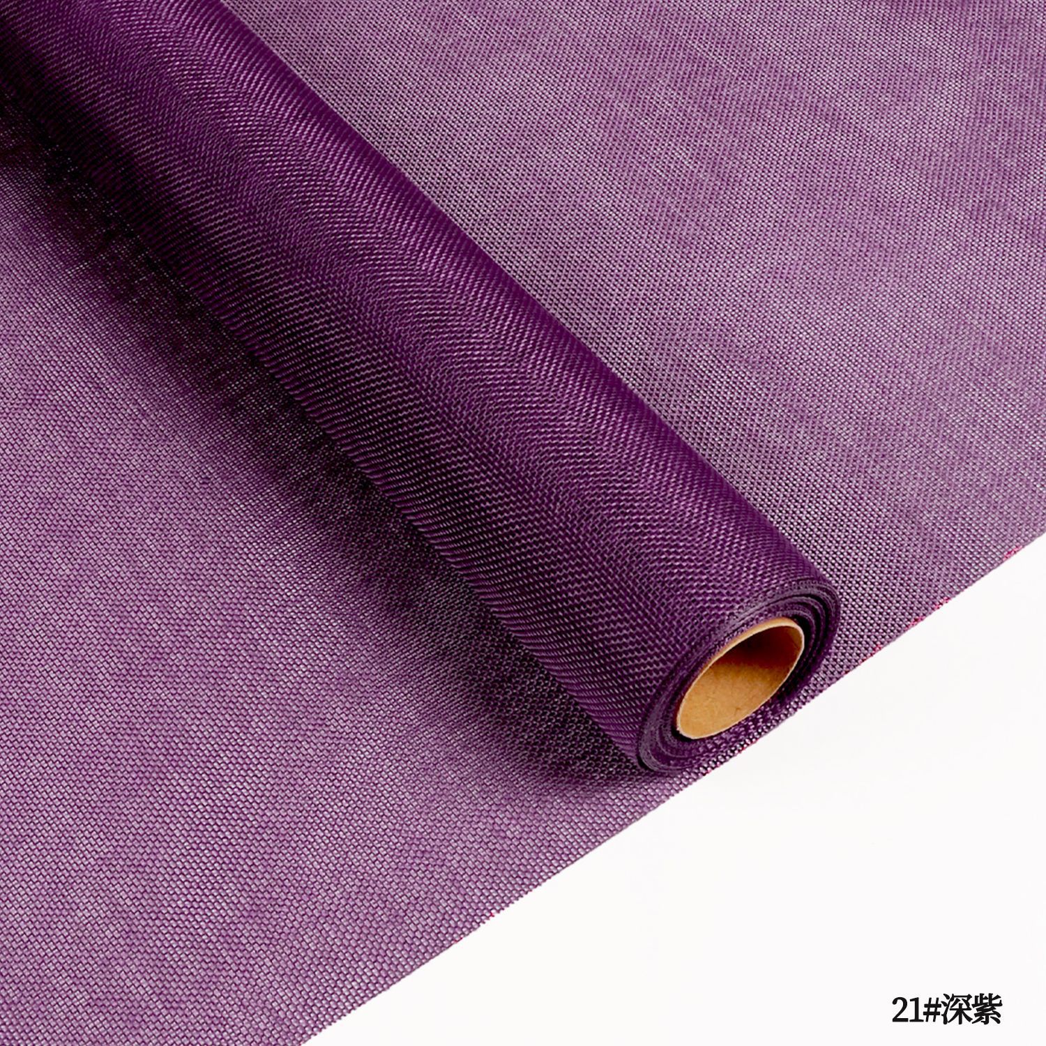 Papel de embalaje de lino colorido al por mayor lino material de embalaje de flores floral papel de embalaje de flores