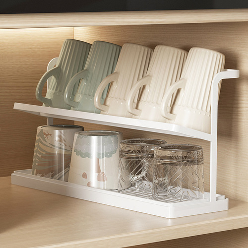 Cup holder, cup storage rack, drain cup, teacup rack, tea set, glass cup, coffee, hanging upside down to dry, thermos cup