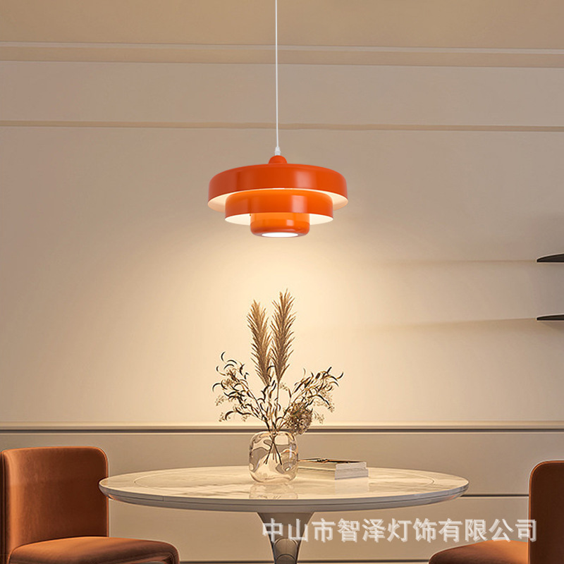 中山灯具网红款抖音小红书同款北欧极简餐厅客厅创意多层蛋糕吊灯|undefined