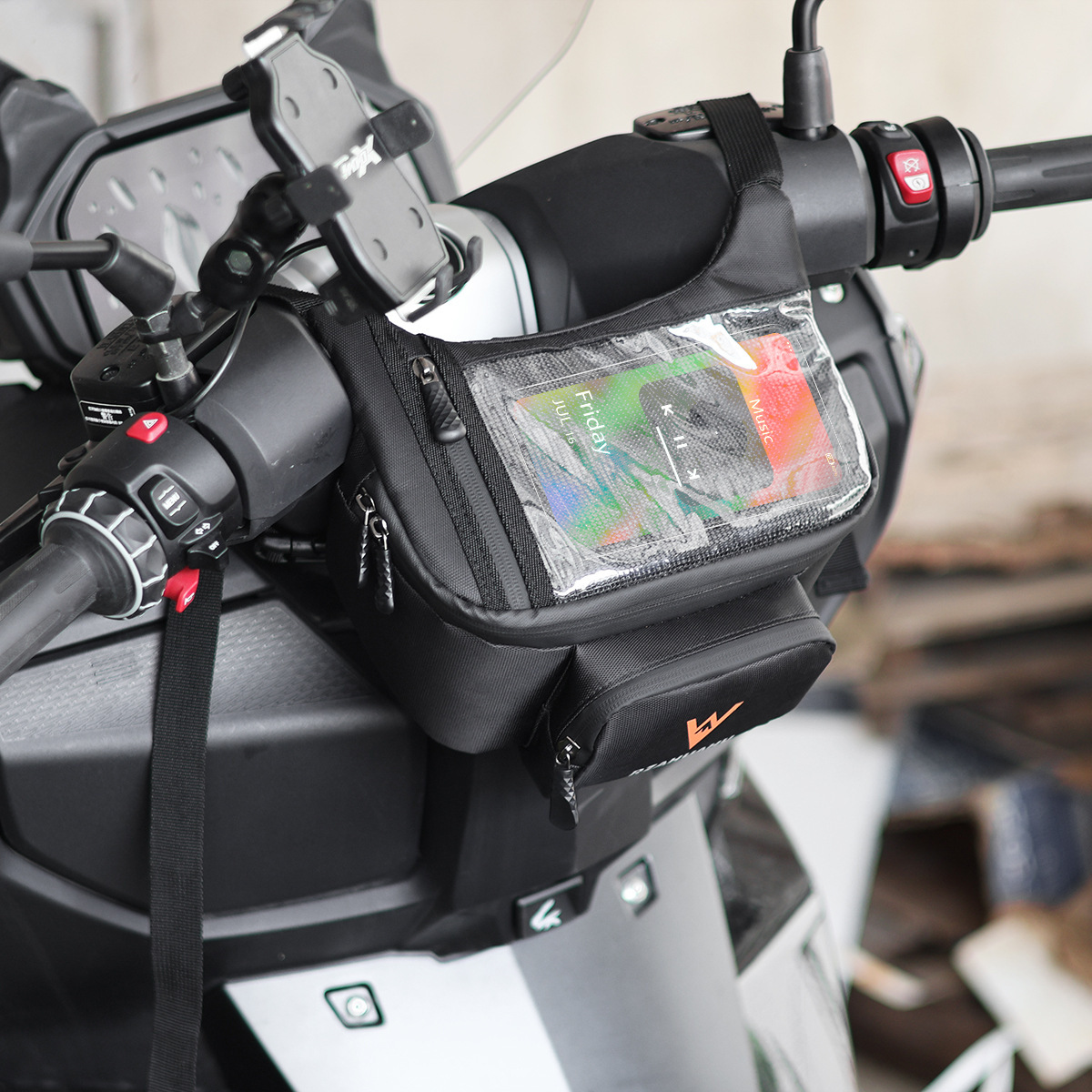Scooter Front Bag Electric Car Bag Motorcycle Riding Multifunctional Waterproof Bag Can Hold Mobile Phone Touch Screen