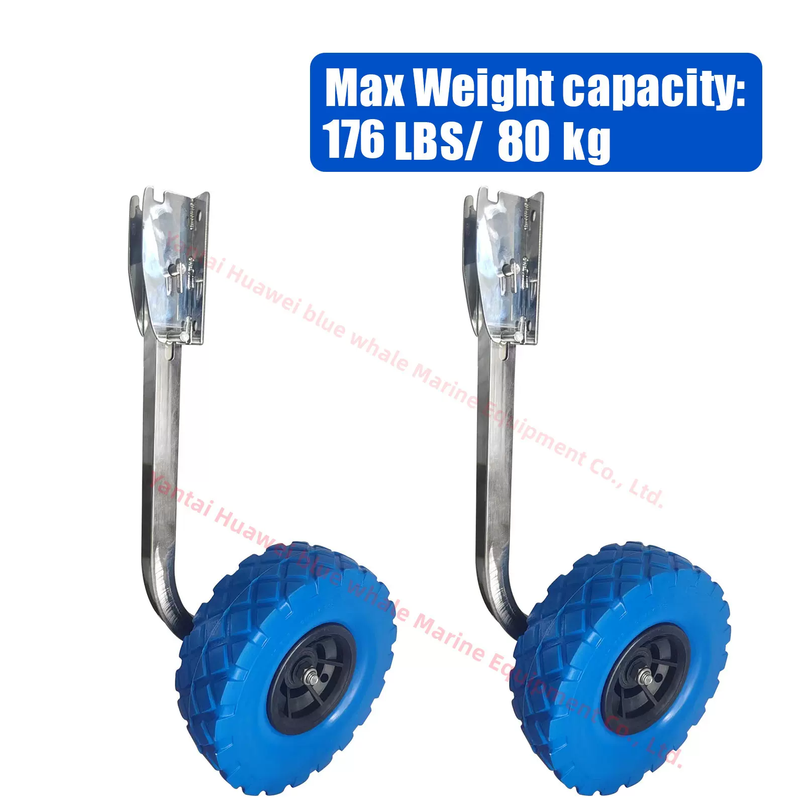 充气船下水轮（出口升级版）发射轮充气艇艉轮不锈钢材质橡皮艇拖