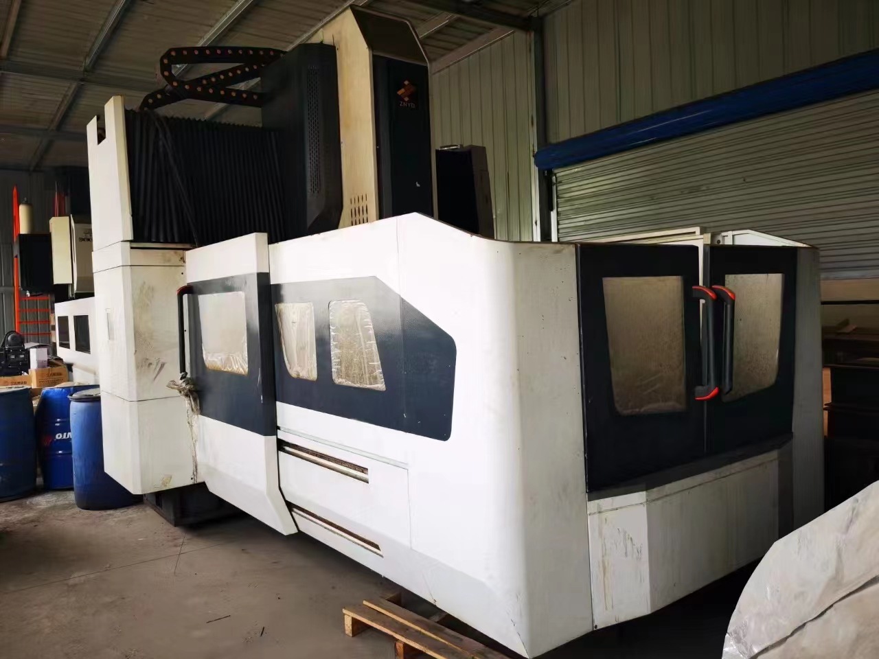 转让正佑精机ZYM-2015L龙门加工中心发那科Oi-MF系统