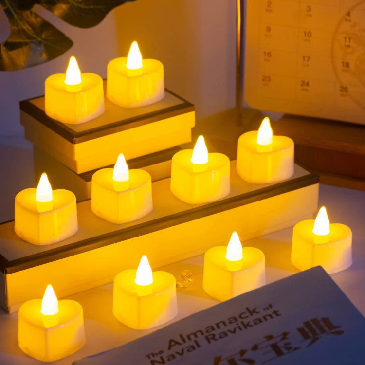 Производители прямых волос светодиодные электронные свечи электронные свечи волнистые горловина креативный день рождения украшения Хэллоуин воск