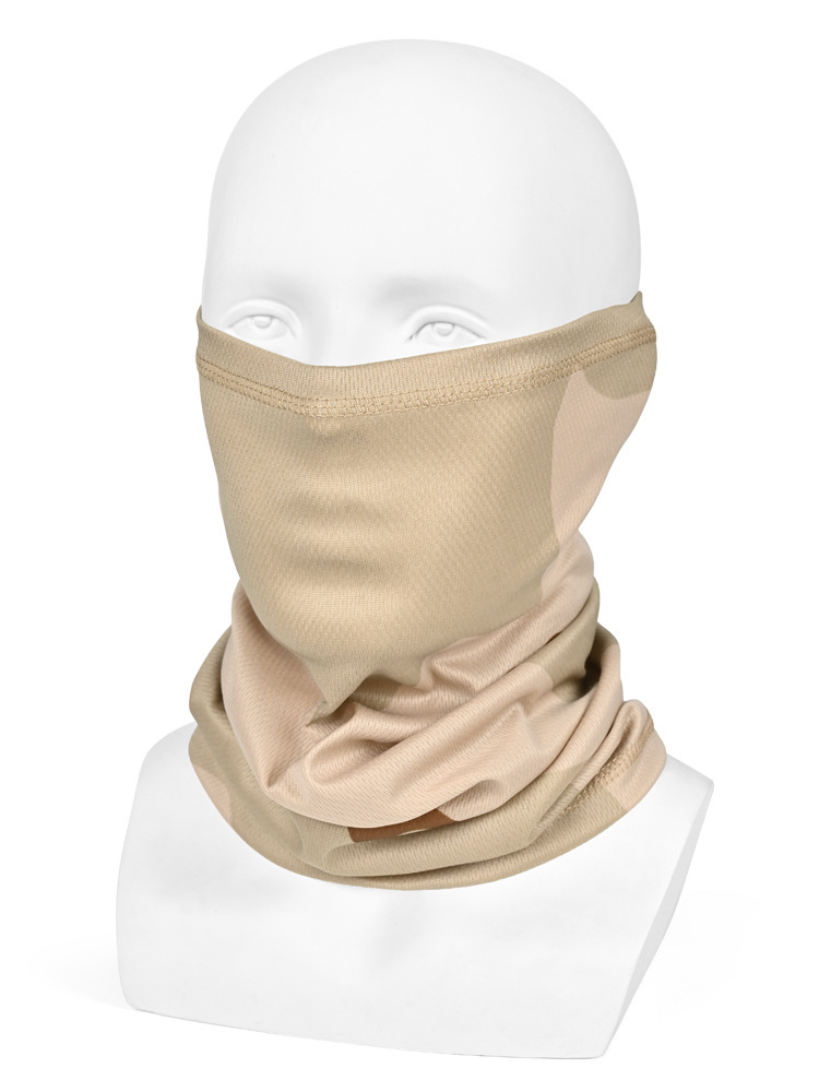 Pañuelo de seda de camuflaje para casco, pañuelo para la cabeza para pesca al aire libre, máscara de protección solar para el cuello de verano, transpirable para ciclismo y deportes.