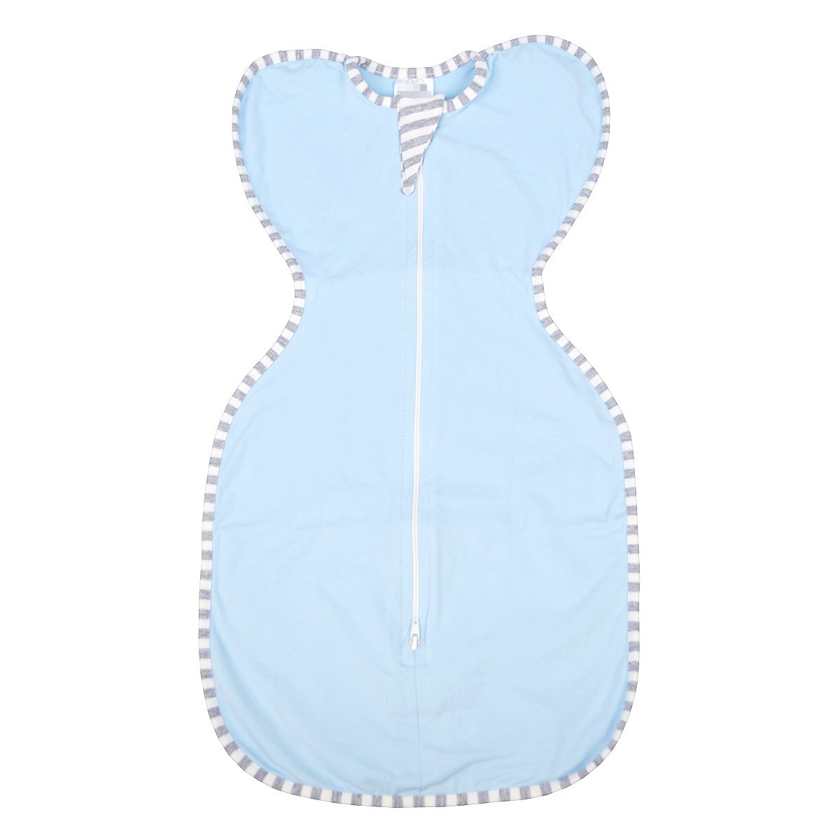 면 라이트 블루 줄무늬 72009