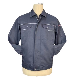 Woven Garment Factory Custom Zhongshan-style Vertical Collar Zipper Jacket Jacket Jacket Overalls for High-risk Work