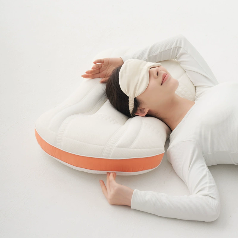 Non-напечатанный японский стиль хорошее волокно подушка ядро Подушка Кассия отель Подушка один хлопок подушка ядро 4874