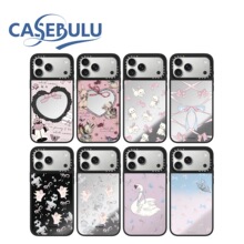 CASEBU联名森林早报适用iphone17苹果16Promax手机壳15防摔13镜面