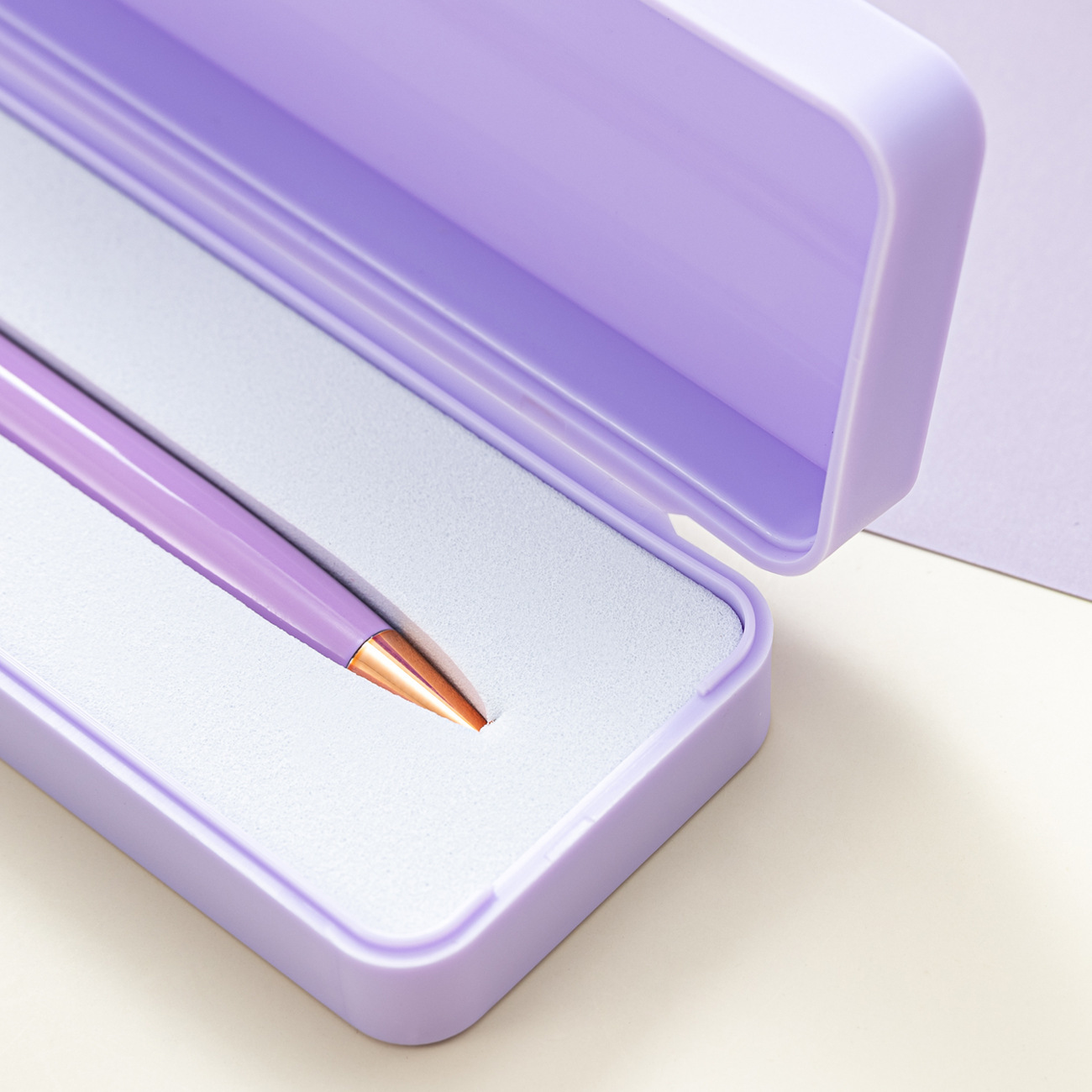 Coreano ins caja de lápiz de dibujos animados de color caramelo creativo macarón PP caja de papelería de plástico caja de regalo de bolígrafo de estudiantes