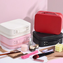 时尚纯色小巧化妆包香水小礼品收纳化妆包女士化妆包便捷式手提包
