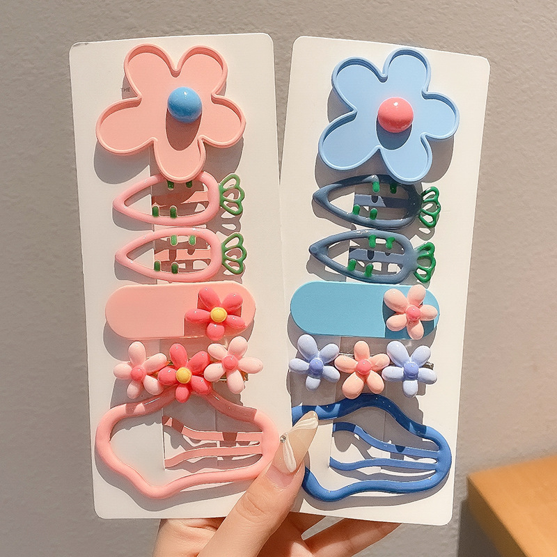 2024 nuevo clip BB de color lindo clip de cabello de boca de pato chica lateral clip de frange para niños tocado tarjeta de cabello rotura