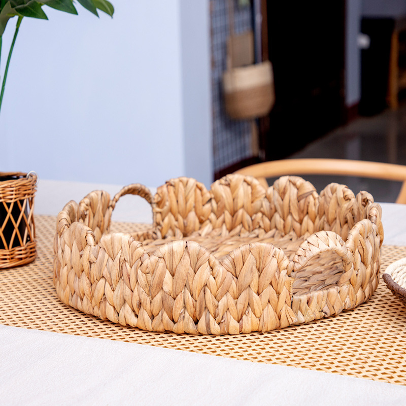 Transfronterizo amazónica calabaza grasa tejida a mano cesto de almacenamiento cesto de almacenamiento cesto de almacenamiento de frutas de sala de estar marco de almacenamiento de cesto de mano