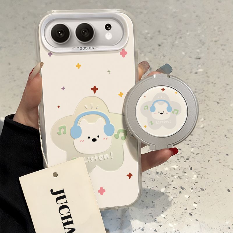 Suitable for Honor 500 Mobile Phone Case Artistic Niche Honor500Pro High-Looking 500Pro with Headphone Puppy