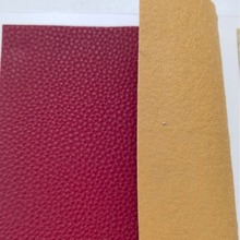 0.9厚大小荔枝纹pvc拉毛底人造革箱包手袋家具沙发钱包皮革