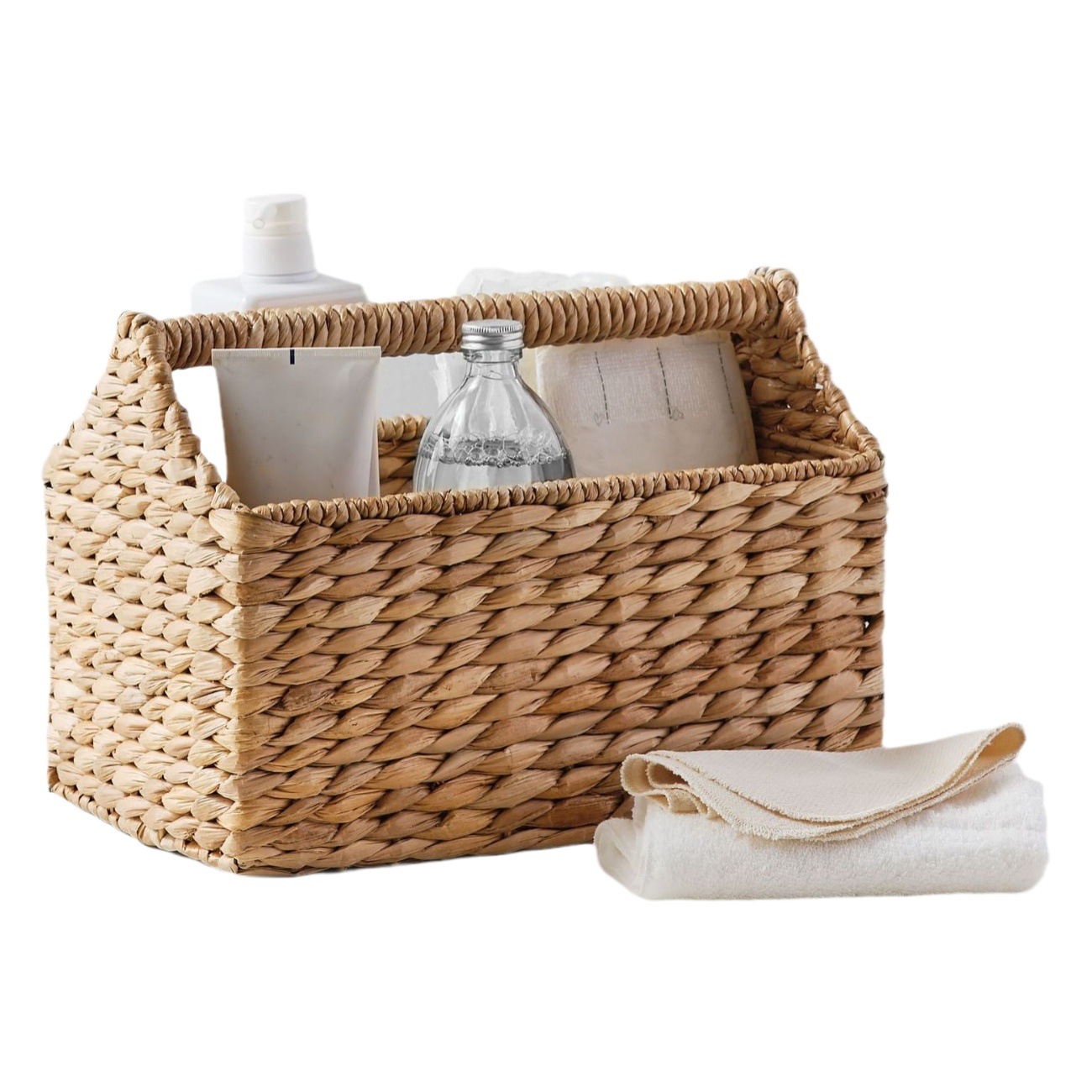 Cesta de almacenamiento de agua baño fregadero dormitorio tejido cesta de almacenamiento caja de almacenamiento de cosméticos de juguete caja de almacenamiento