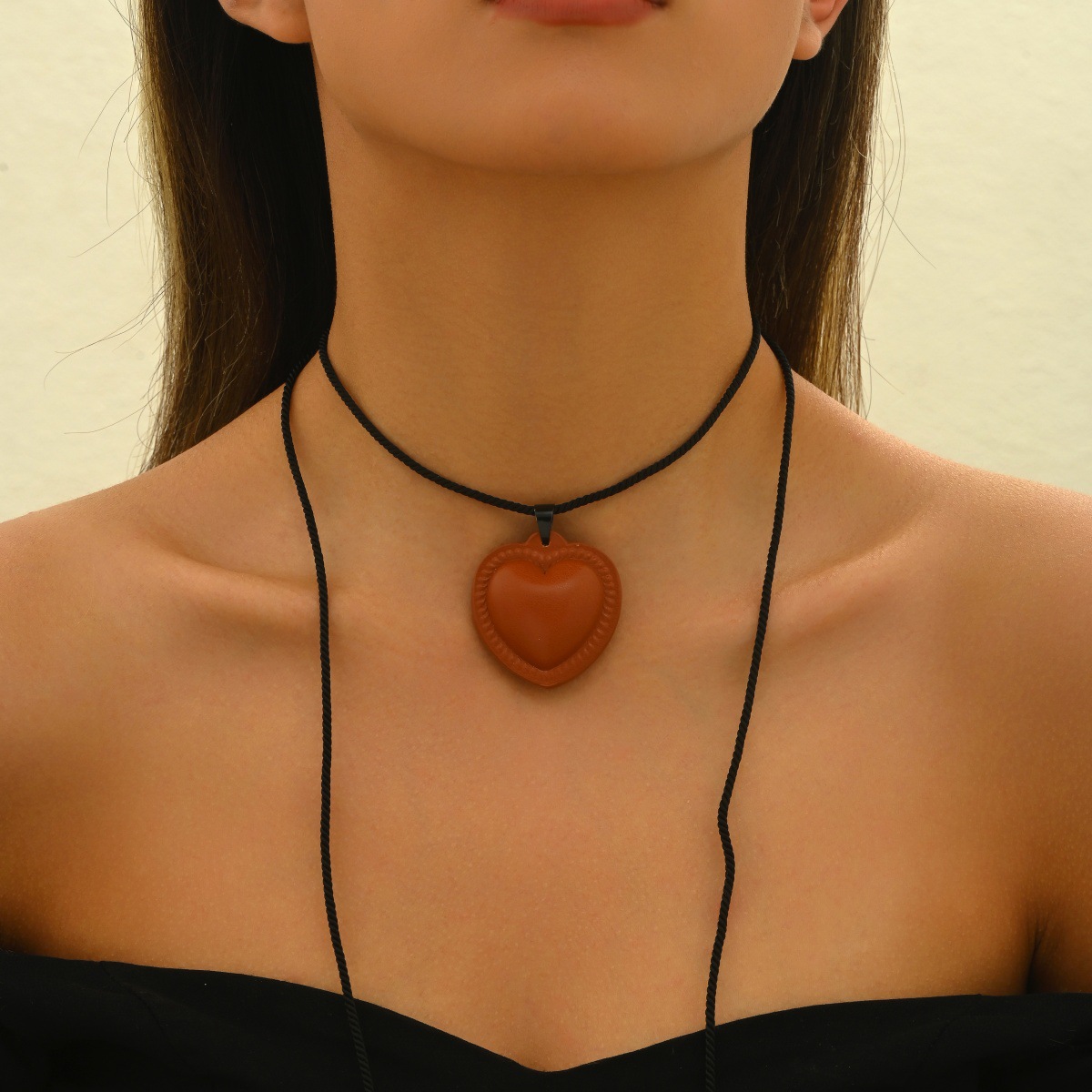 Cuero colgante gafas de sol magnéticas de absorción de auriculares clip largo collar mujer 2024 nuevo viaje al aire libre portátil de almacenamiento colgante