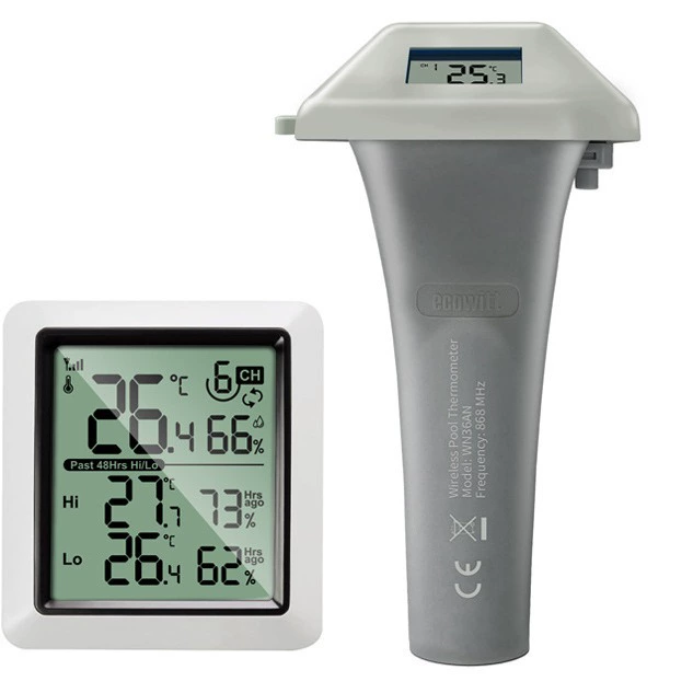 2024 Новый спа-термометр для ванны в бассейне, беспроводной плавающий термометр для бассейна и спа-салона