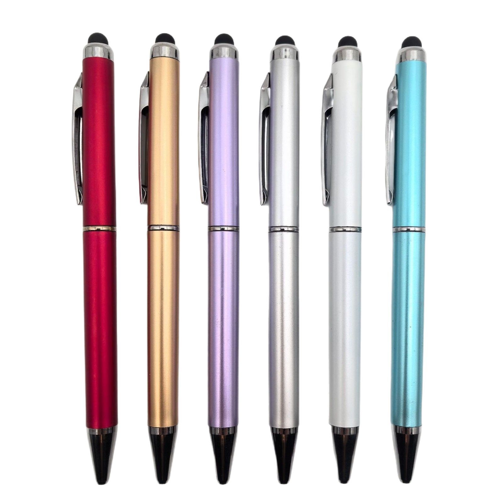 Lápiz táctil multifuncional con pluma de condensador de escritura manual de doble propósito para teléfono inteligente con pluma de bola de condensador de escritura manual universal