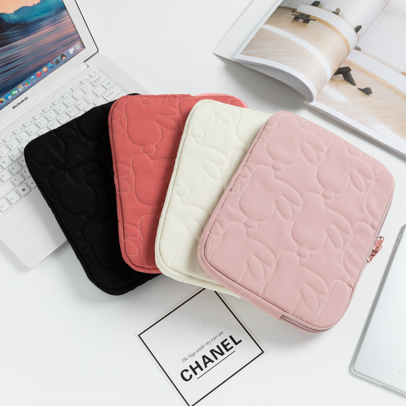 Cross-Border New iPad Bag Inner Sleeve Travel Portable Computer Bag Tablet Bag Simple Rabbit Notebook Protective Cover Cross-Border New iPad Bag Inner Sleeve Travel Portable Computer Bag Tablet Bag Simple Rabbit Notebook Protective Cover